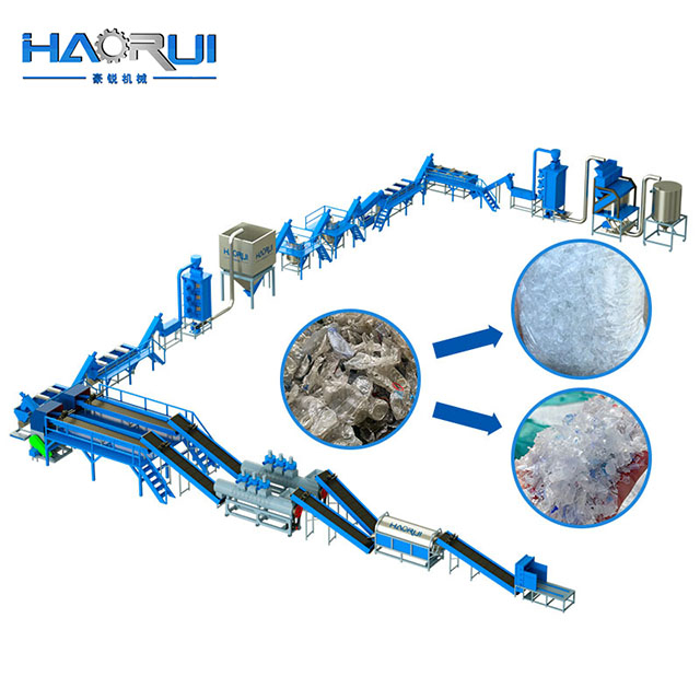 เครื่องรีไซเคิลขวดแผ่น PET