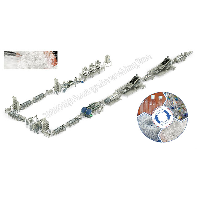 B2B PET бөтелкесін қайта өңдеу машинасы