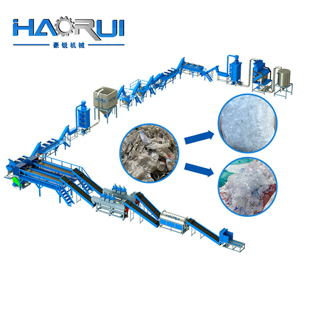 পোষা বোতল পুনর্ব্যবহারযোগ্য মেশিন