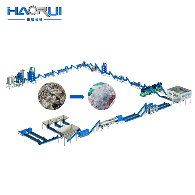 สายการรีไซเคิลขวด PET ล้าง